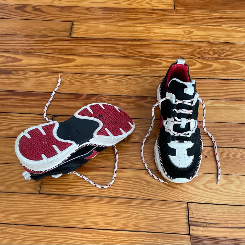 Isaleb Marant Kindsay trainers in black suede and neoprene - Picture 5 of 7